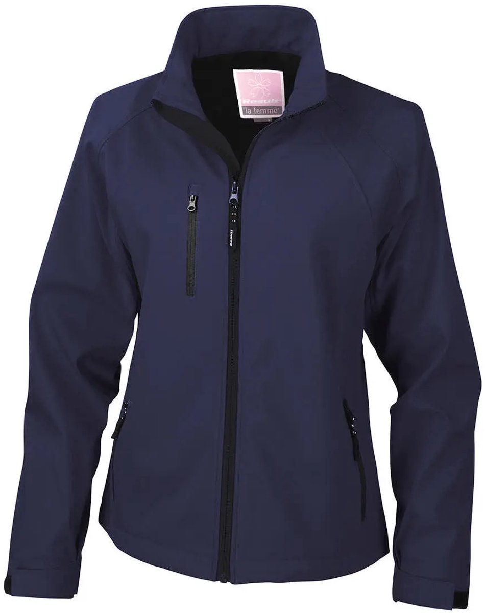 Result Women´s Base Layer Soft Shell Jacket RT128F - Navy - M