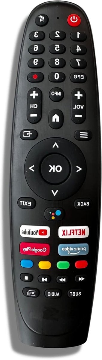 Vervangende Afstandsbediening - Universele Controller - TV Bediening - Specifiek Model - Niet Van Toepassing - Zwart