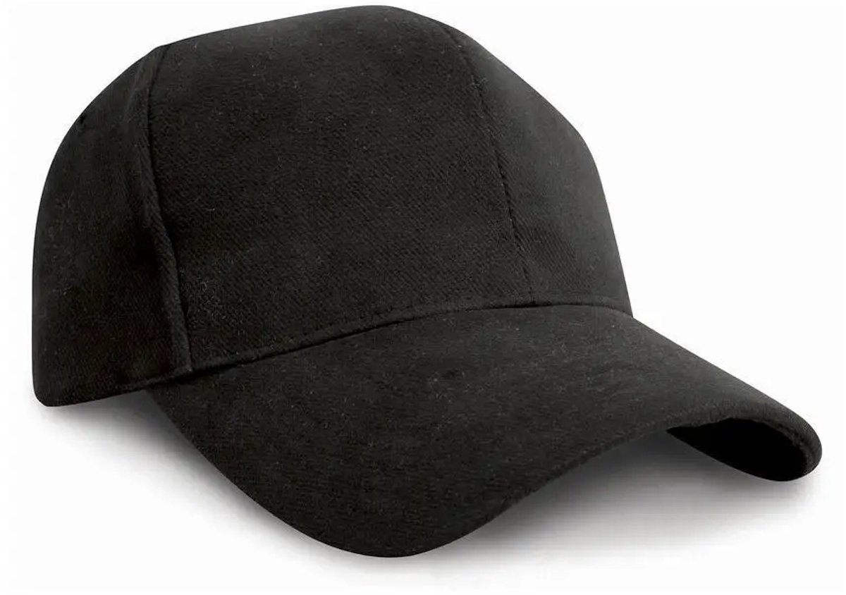 Result Pro-Style Heavy Cotton Cap RH25 - Black - One size