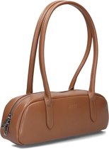 Hvisk Juniper Glossy Structure Handtassen Dames - Camel - Maat ONESIZE