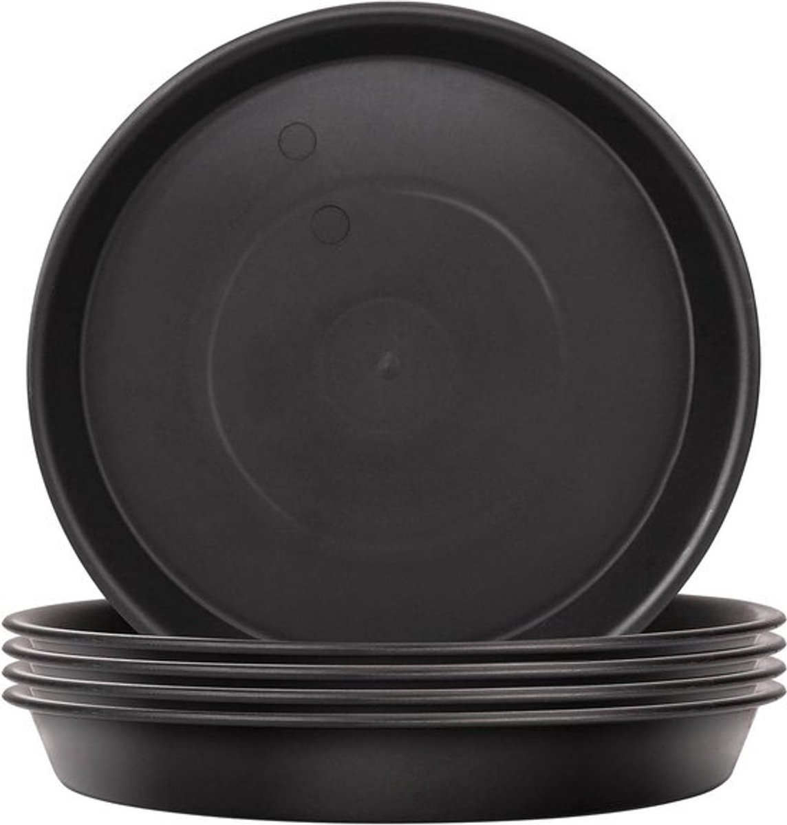 Set van 5 Plantenschaal voor Binnen en Buiten, Druppelschalen voor Tuinplanten, Bescherming van Oppervlakken en Potten - 36 cm