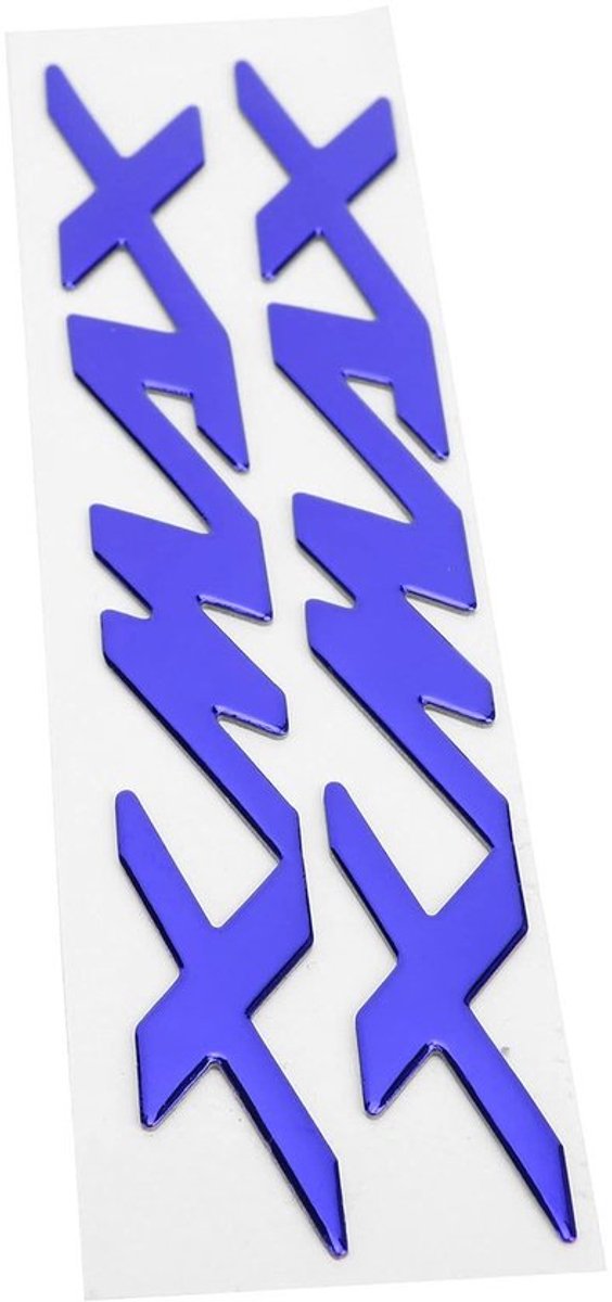 Embleemstickers 3D - Motorfietssticker - Premium Zwarte Decals - Waterdicht - Eenvoudige Plaktoepassing - Voor X-Max 125/250/400 - Motorfietsstickers