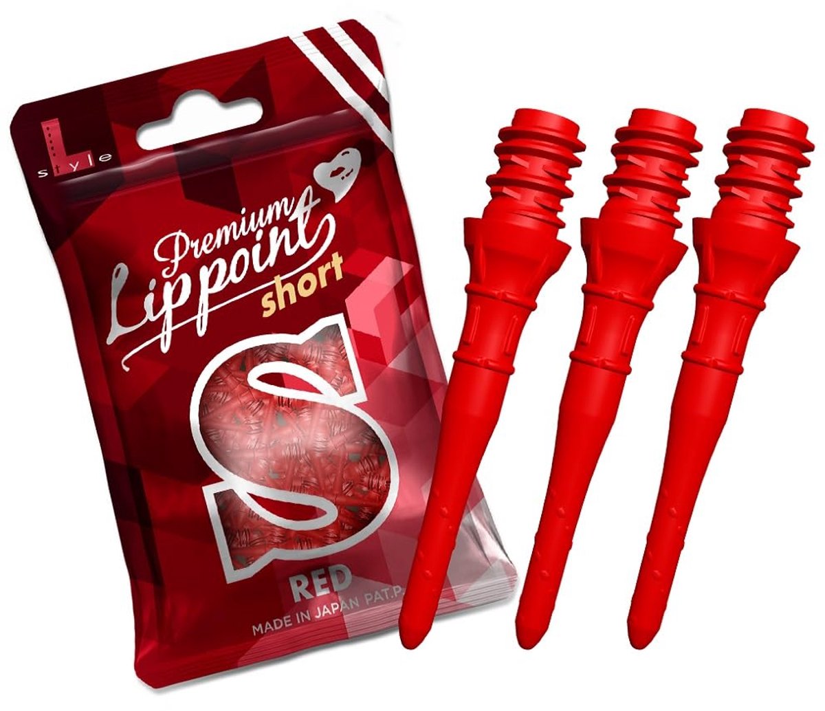 Lippoint Short Softdartspitzen - 30 Stuks - Rood