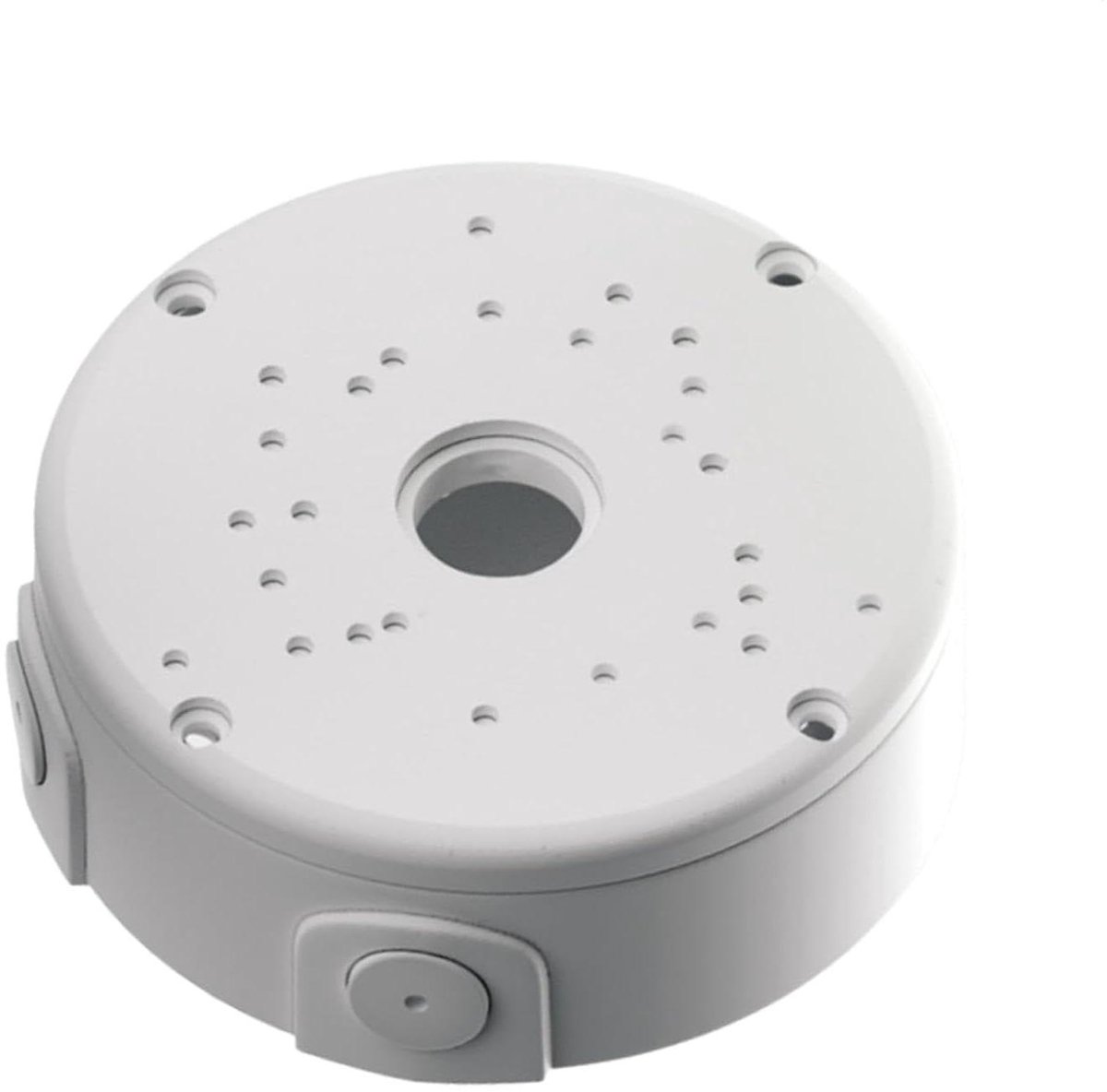 Aansluitdoos Beveiligingscamera - Kabelbox Camera - Kabels Organiseren - Geïntegreerd Kabelbeheer - 12 x 12 x 5.3 cm - Wit