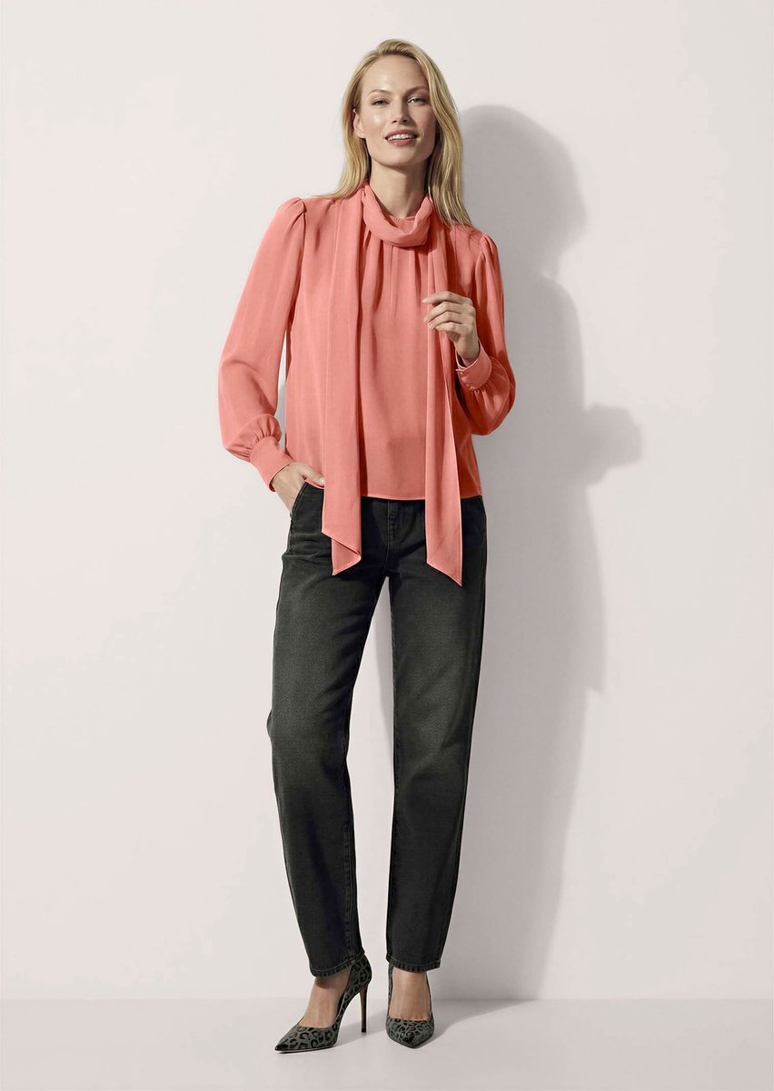 MADELEINE Blouse Chiffonblouse met strikband