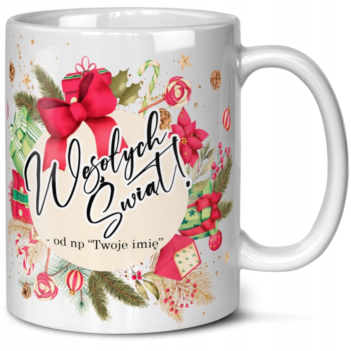 Kerst Mok met Opdruk - Perfect Cadeau voor Koffie- en Theeliefhebbers