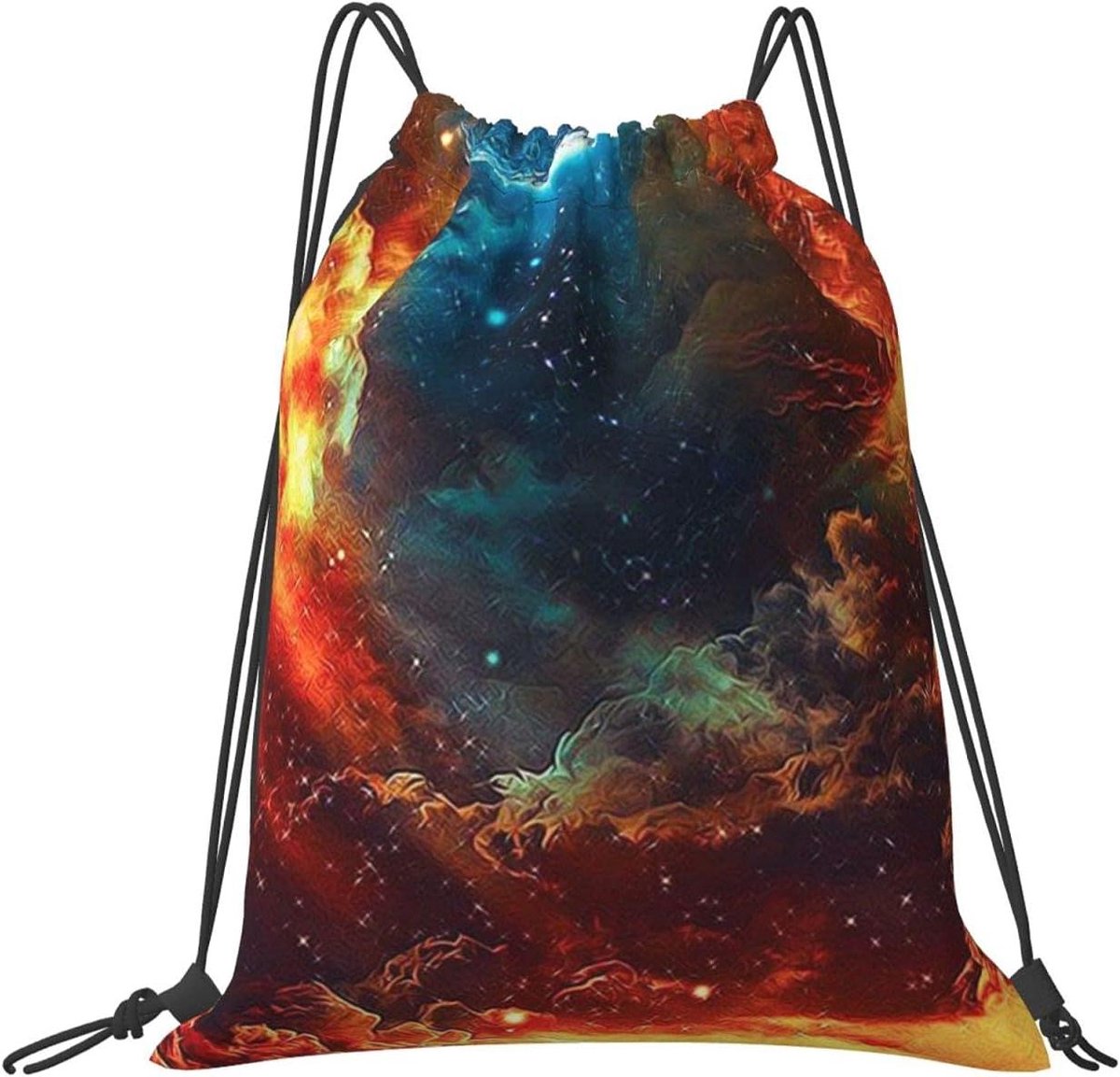 Trekkoord Tas - Sporttas Rugzak - Dagelijkse Opslag - Waterdicht Polyester - 36x42cm - Sterrenhemel Print