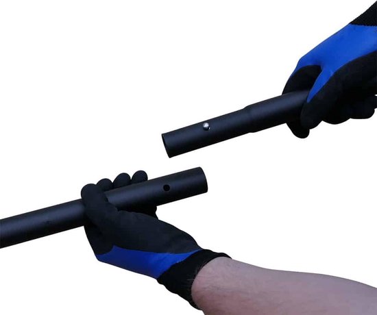 Magnetische Stok Verlenging - Extra Lengte - Vergroten Bereik - Eenvoudige Koppeling - 1 Meter - Zwart — afbeelding 2