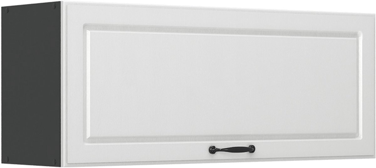 Vicco Hangkast R-Line, Wit landelijk/Antraciet, 100 cm Plat