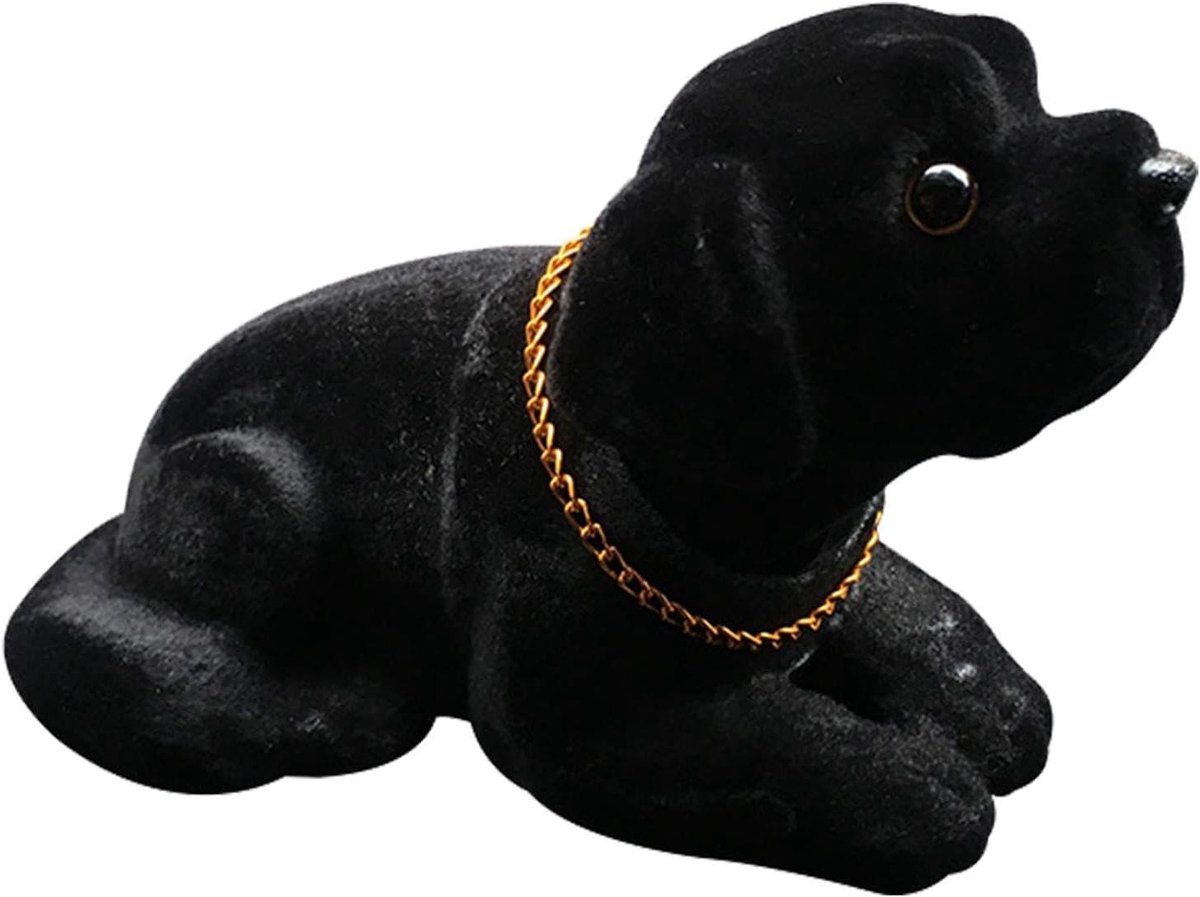 Knikkende Hond - Bobble Head - Auto Decoratie - Vrolijk Schuddend Hoofdje - 16x10x9cm - Meerkleurig
