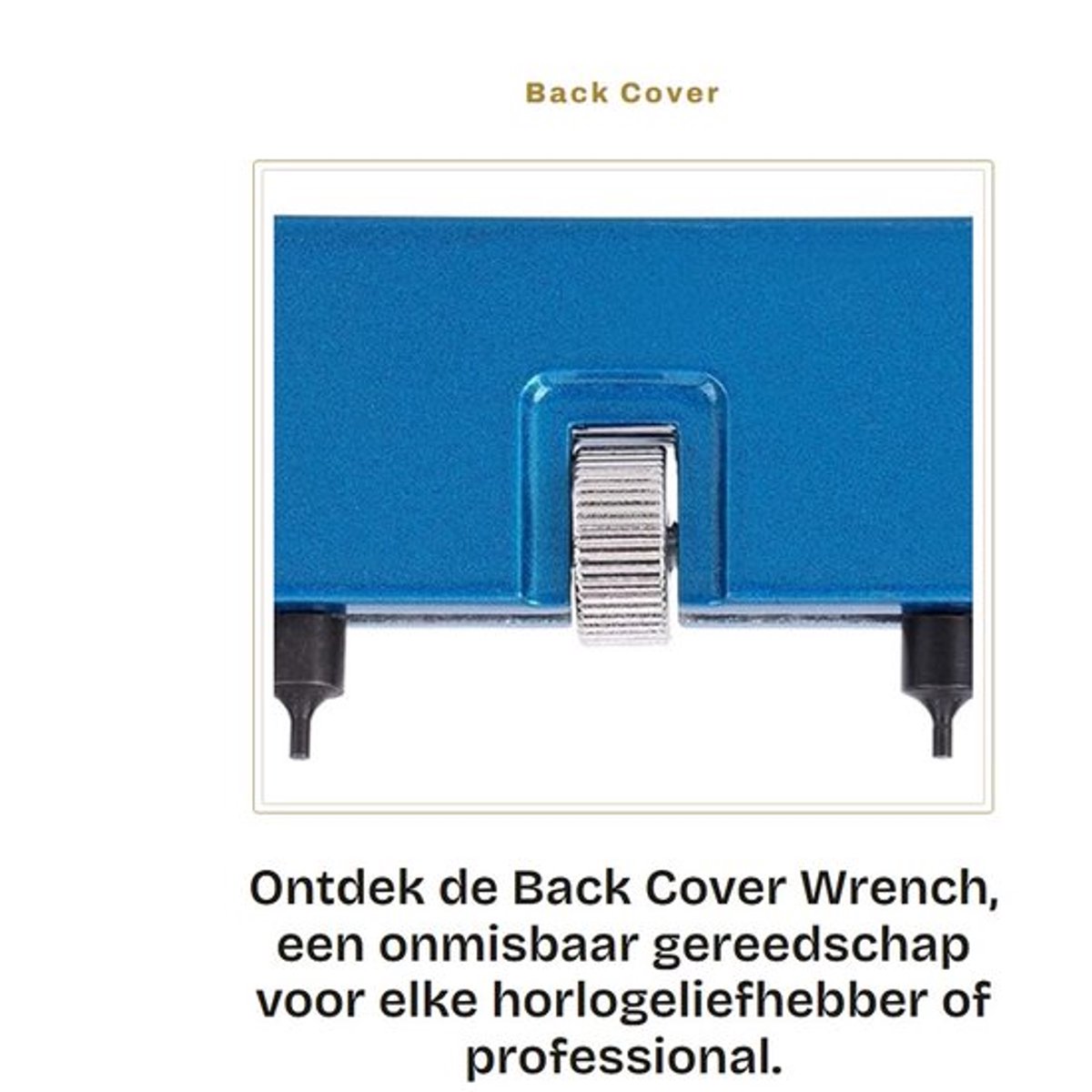 Horloge Gereedschap - Horloge Doos - Horloge Heren - Horloge Dames - Horloge Kind - 2 Claw 2.1In Opener - Horlogeopener
