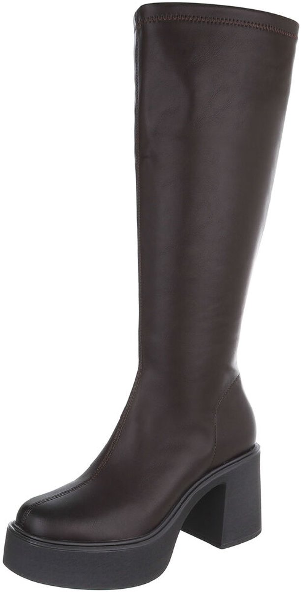 Laarzen - hoog model blokhak - dames Mt:37