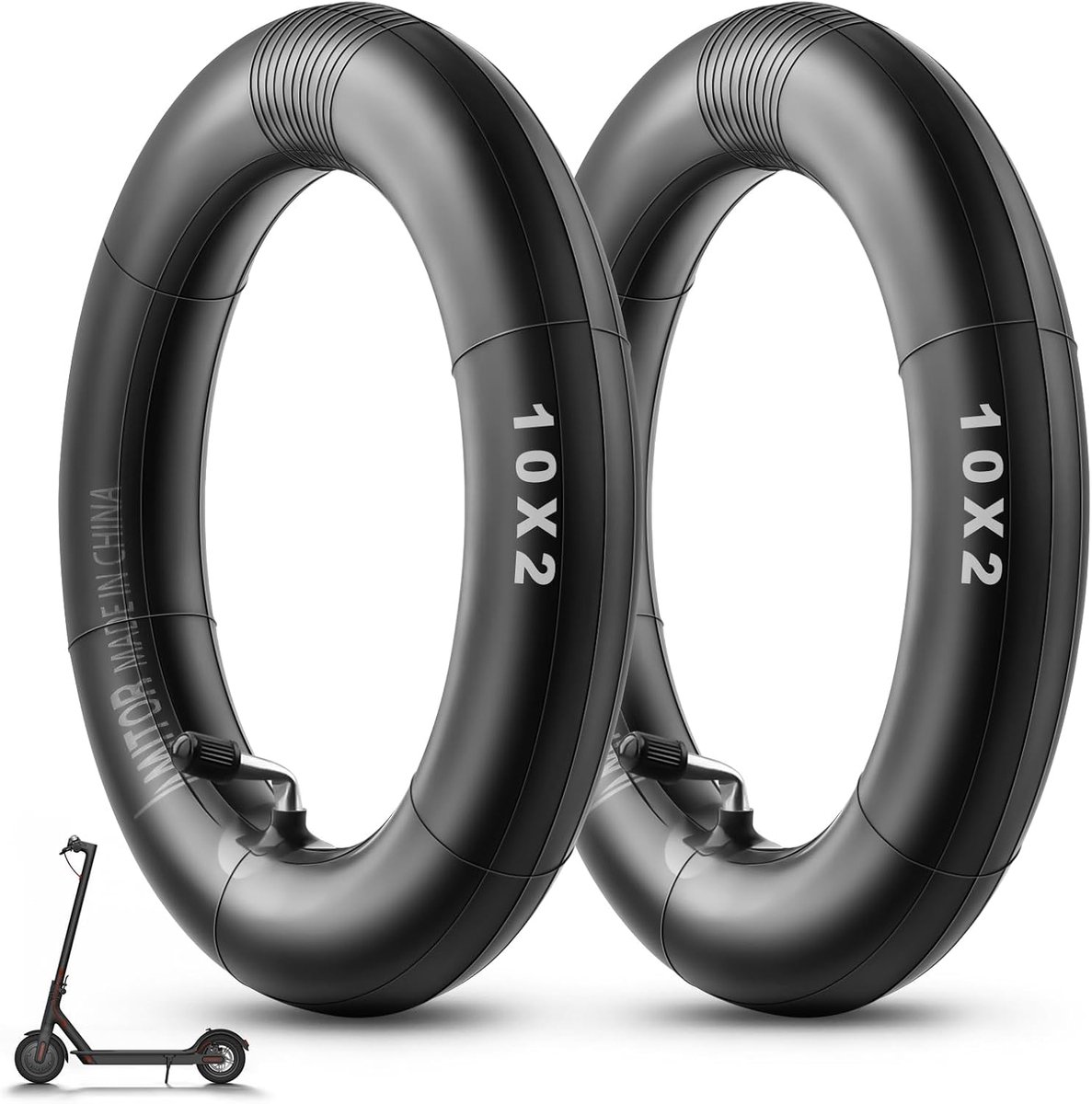 10 x 2 Inch Tube Tape, 10 Inch Hose for E-Scooter, Thickened High Elasticity, Butyl Rubber Pushchair Hose, 10 x 2 cm - ShopVlot