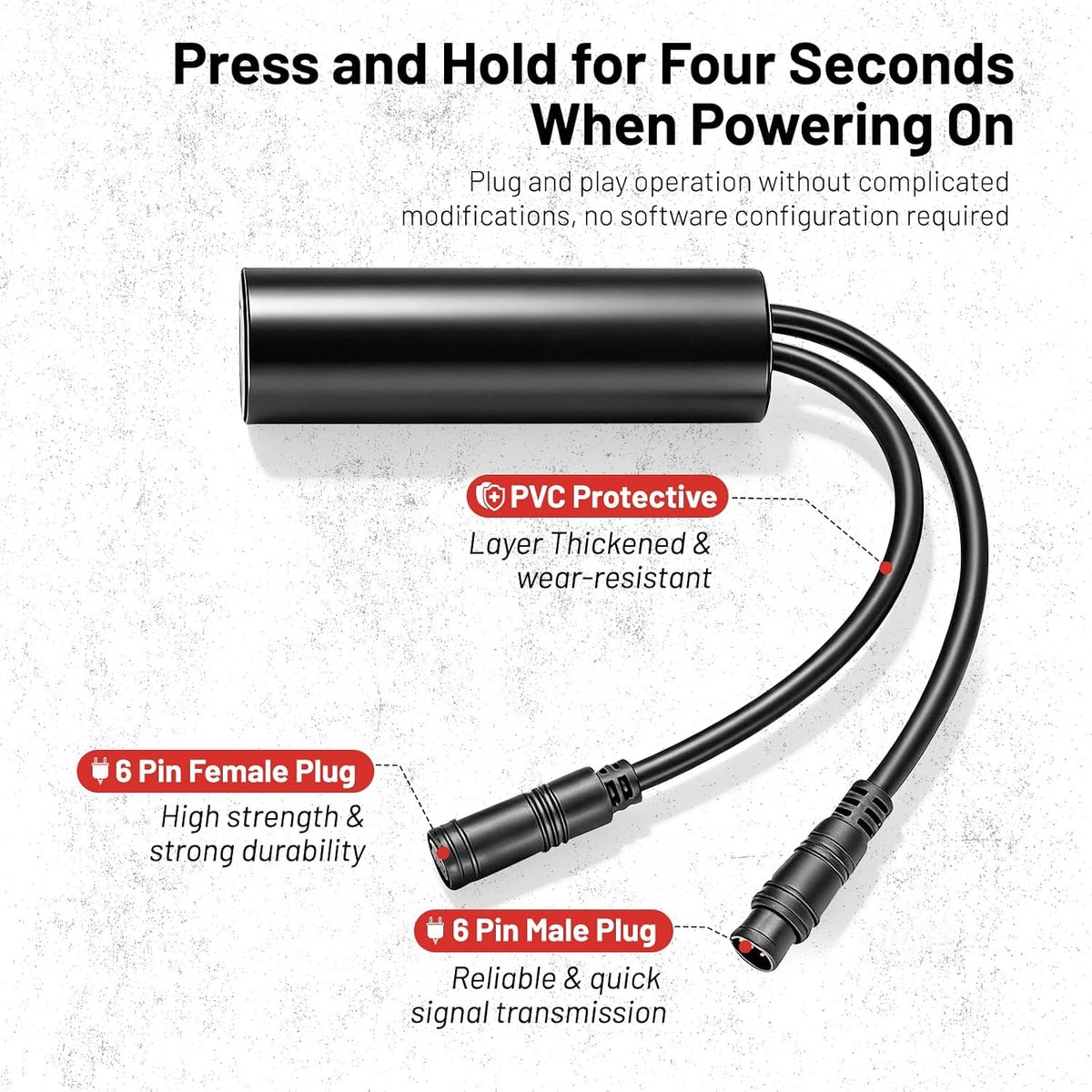 New Tuning Chip Unlock-kabel voor Segway Ninebot ZT3 ProD, kabelaccessoires, speciale kabel voor 35-40 km/u - ShopVlot
