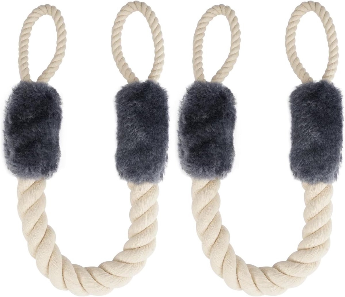 Veiligheidsset voor Deuren - 2-delige Draadklem en Deurstopper voor Kinderen en Huisdieren, Vingerbescherming, Blauw