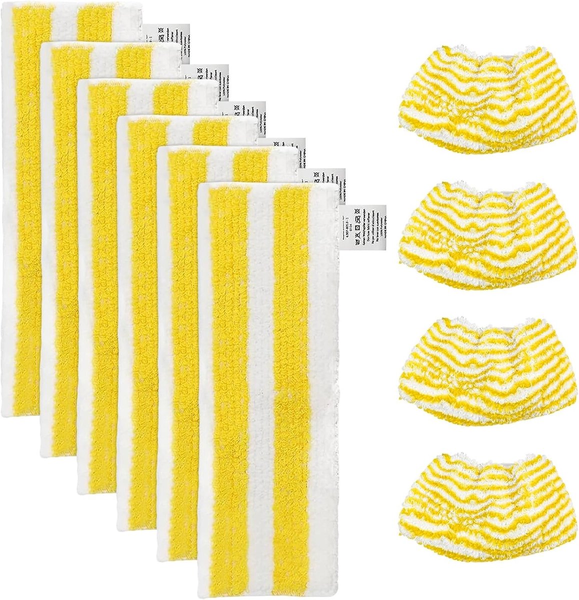 Set van 10 Vervangende Microvezeldoeken voor Stoomreiniger - Geschikt voor EasyFix Mop, SC 2, SC 3, SC 4, SC 5 - Ideaal voor Grond- en Handreiniging