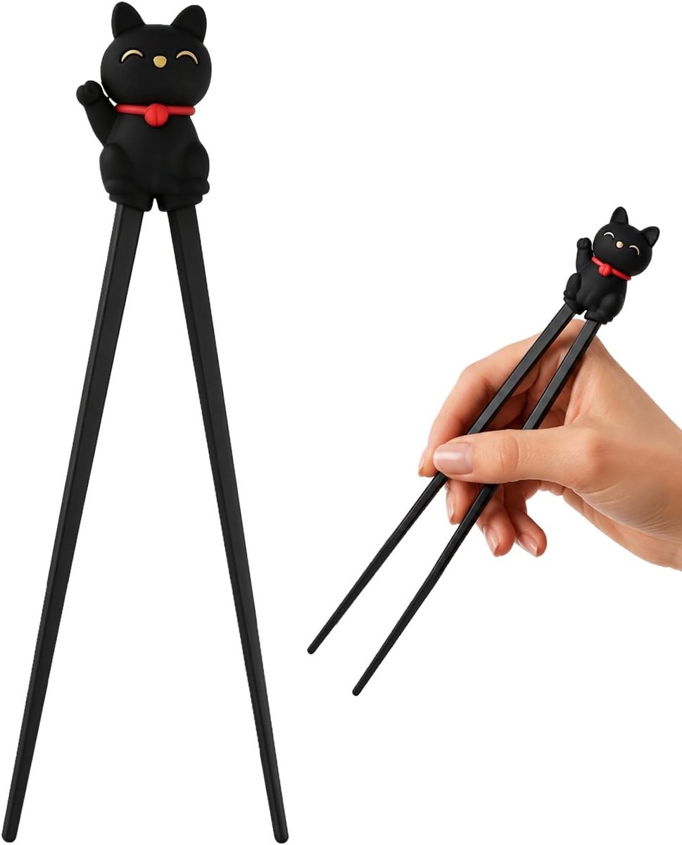 Training Sticks voor Beginners, Herbruikbare Eetstokjes met Automatische Terugslag, Verstelbare Leerhulp, Antislip en Hittebestendig voor Noodles en Ramen, Ideaal voor Kinderen en Volwassenen