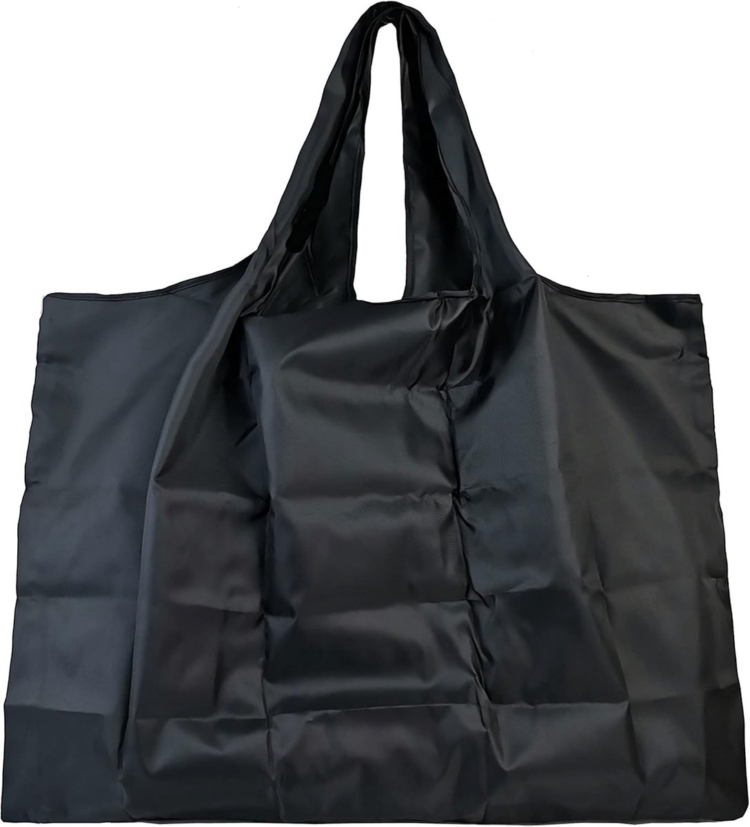 Grote Vouwbare Tas 50 x 66 cm, Herbruikbare Winkeltas, Lichtgewicht Handtas, Sneldrogend en Scheurvast voor Winkelen, Reizen en Uitjes