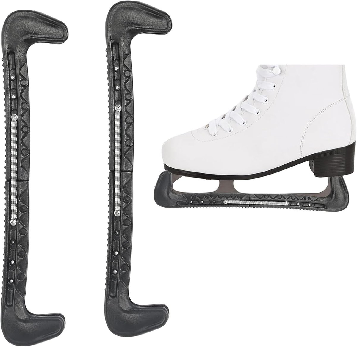 Verstelbare Bescherming voor Schaatsbladen, Ideaal voor Kunstrijden en IJs Hockey, Duurzaam en Lichtgewicht ABS Materiaal