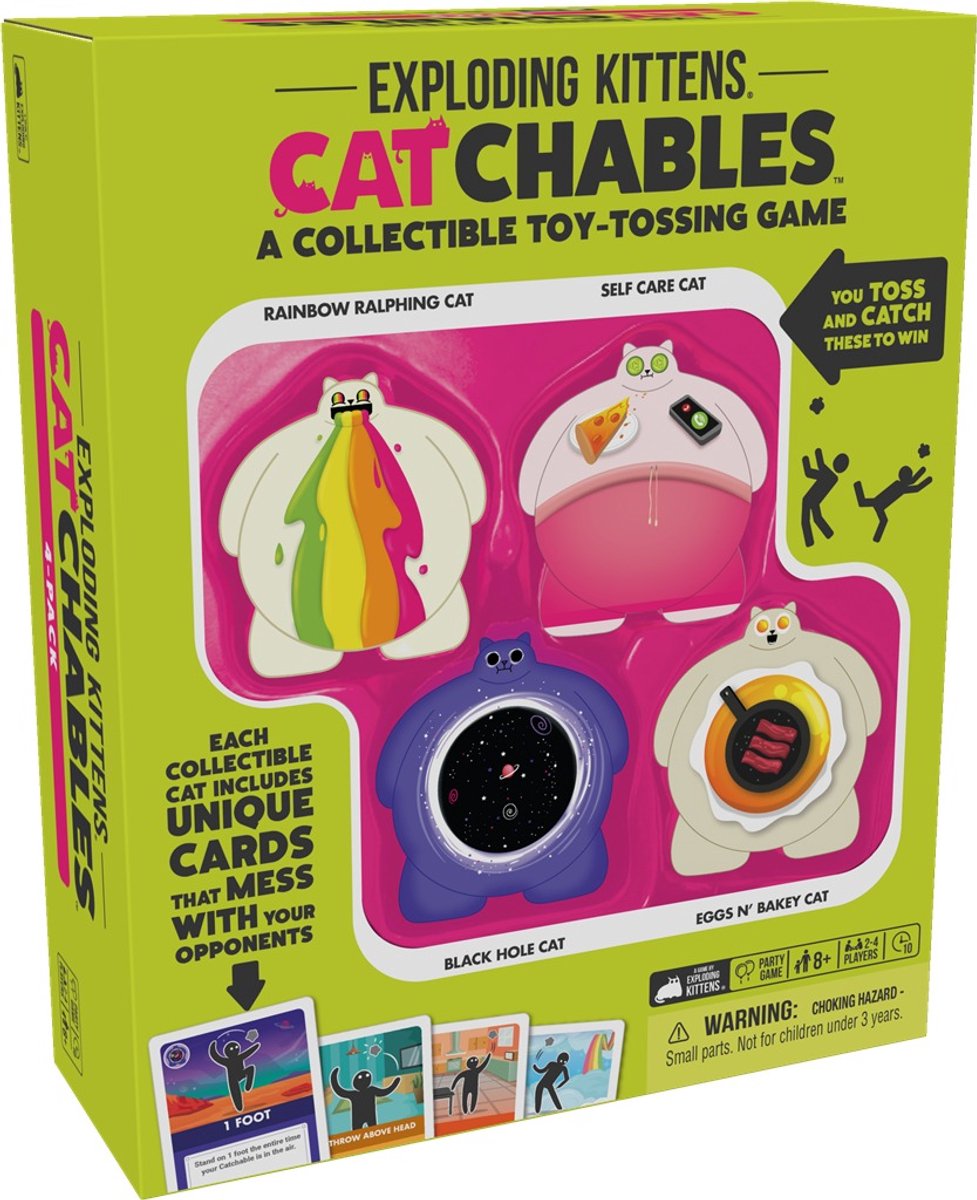 Exploding Kittens Catchables Core Set - Vangspel voor kinderen.