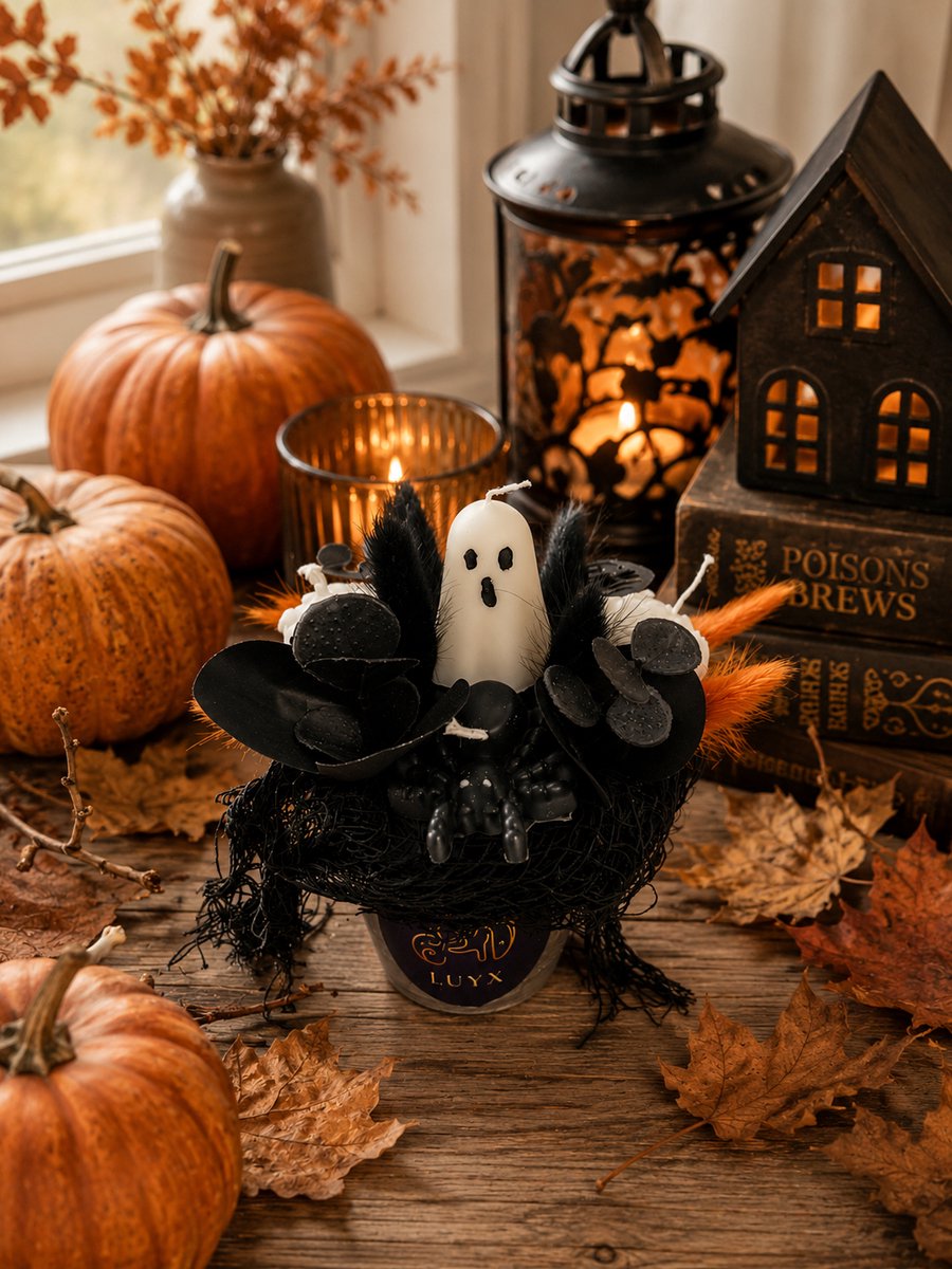 Halloween Spook Kaarsenboeket