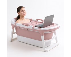 Opvouwbaar Bad - Mobiel Zitbad - Ontspannen Thuis - Snel Opzetbaar - 121 cm - Roze