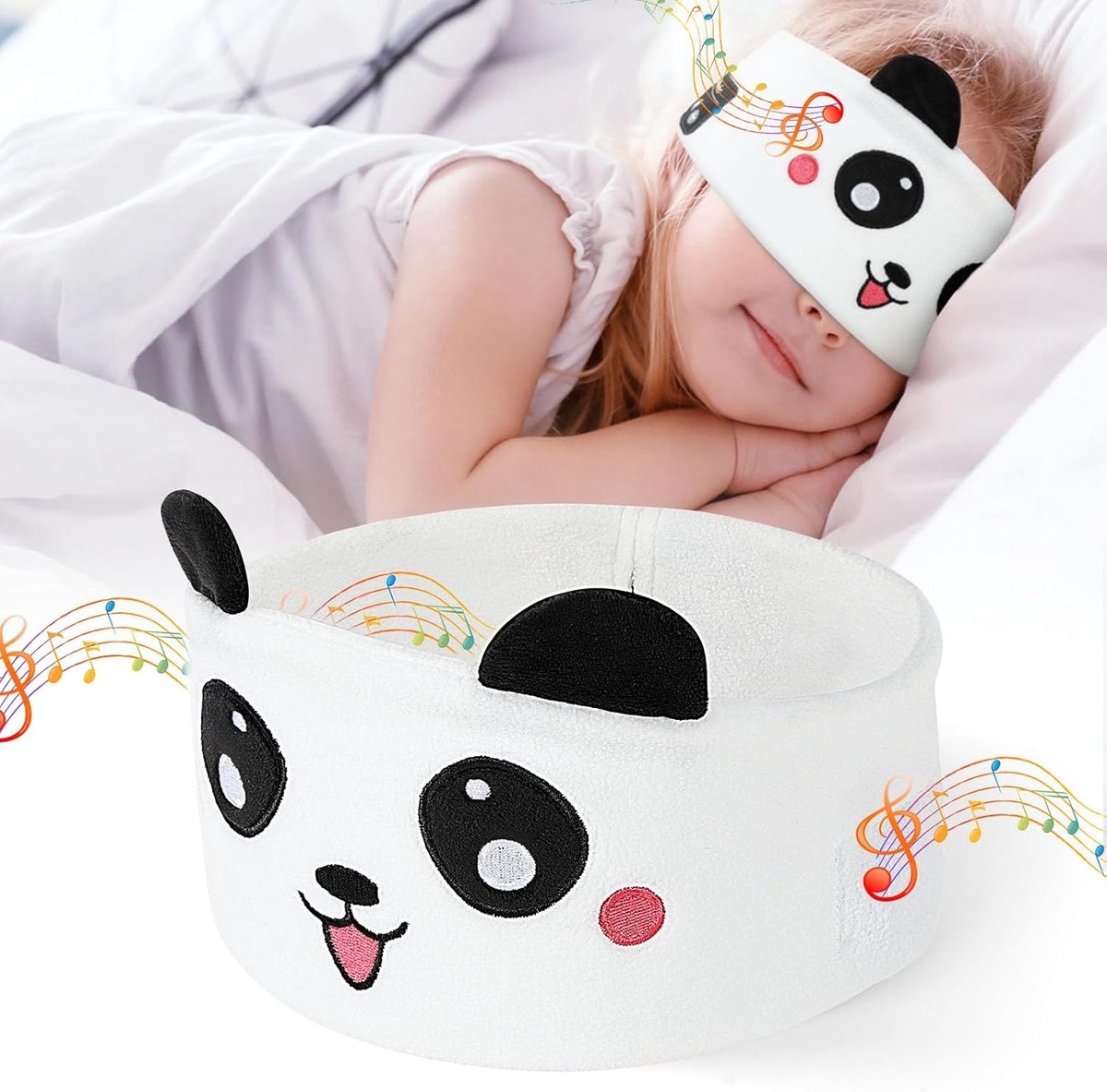 Kinderslaapmasker met 100% Blackout en Bluetooth Functie voor Optimale Slaapervaring