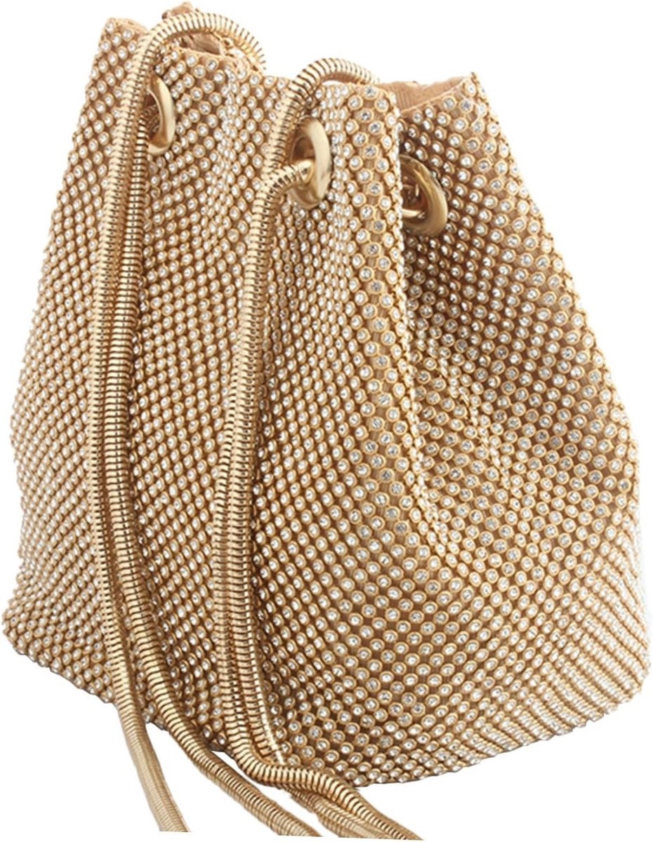 Elegante handtas voor dames met strass, ideaal voor feesten, avonden en zomerevenementen