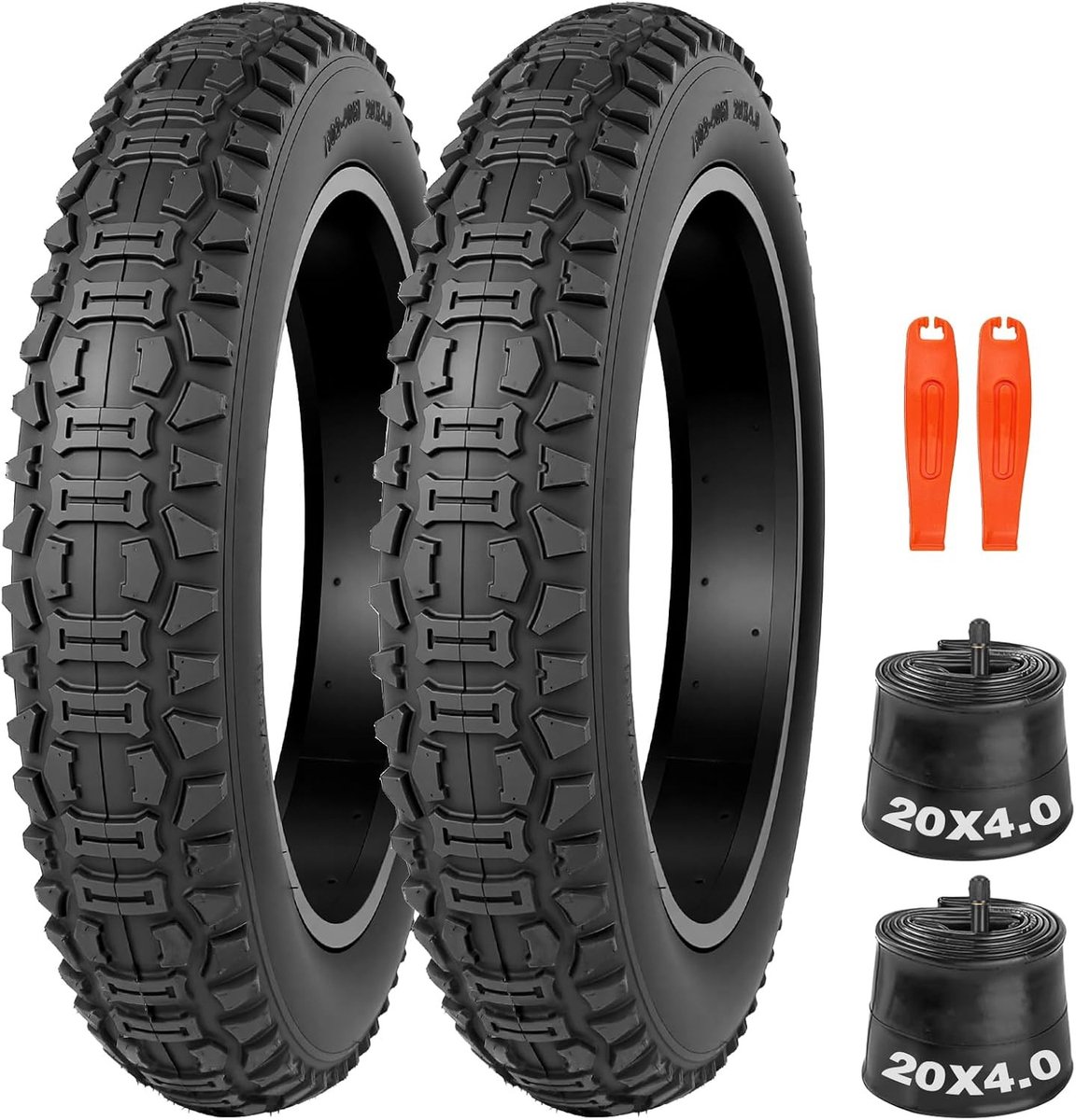 Buitenband - Zwart - 20 x 4.0 inch - Slijtvast Offroad Grip - Voor Fatbikes en E-bikes