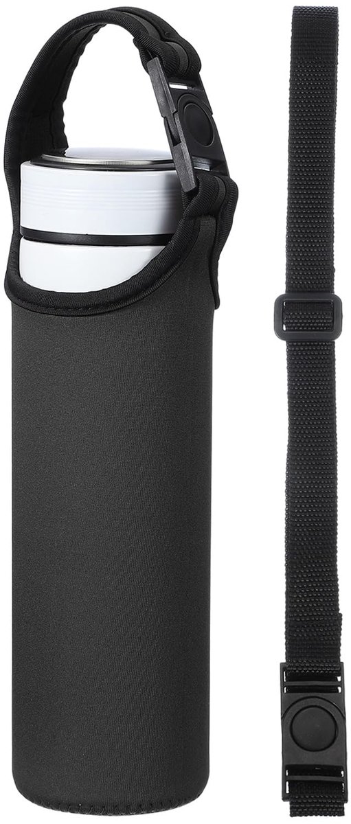 Neopreen waterflesafdekking - inklapbaar - geïsoleerd - bescherm je drinkfles - ShopVlot