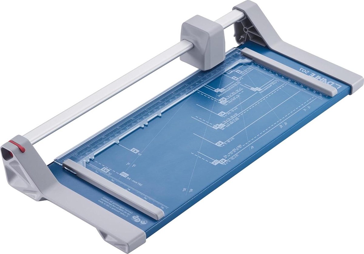 Papier Snijder - Snijmachine Snijapparaat - Hobby Werk - Automatische Klem - A4 320 mm - Blauw