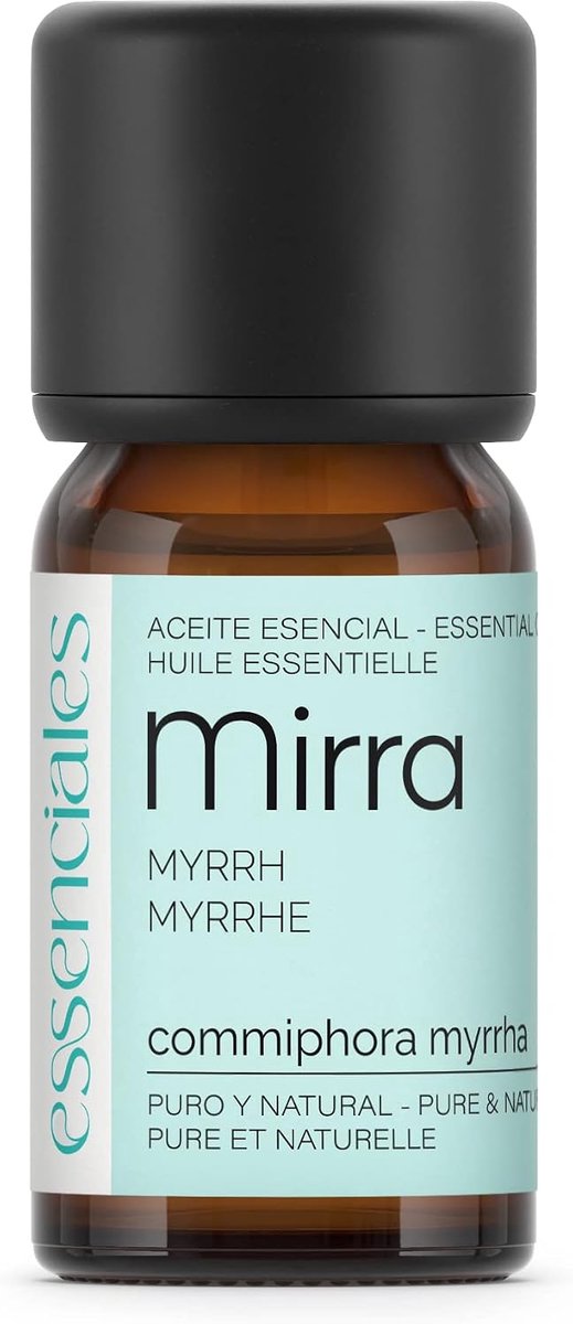 Essenciales Myrrh Essential Oil, 100% Pure, 10ml - Commiphora Myrrha Essential Oil 10ml (Pack of 1) - ShopVlot