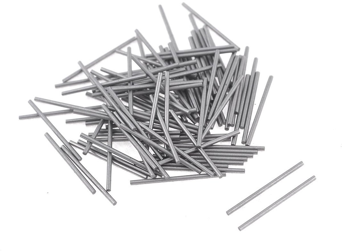 Parallelle deuvelpennen 0,8 mm x 15,8 mm - 100 stuks - stevig materiaal - ideaal voor houtverbindingen - ShopVlot