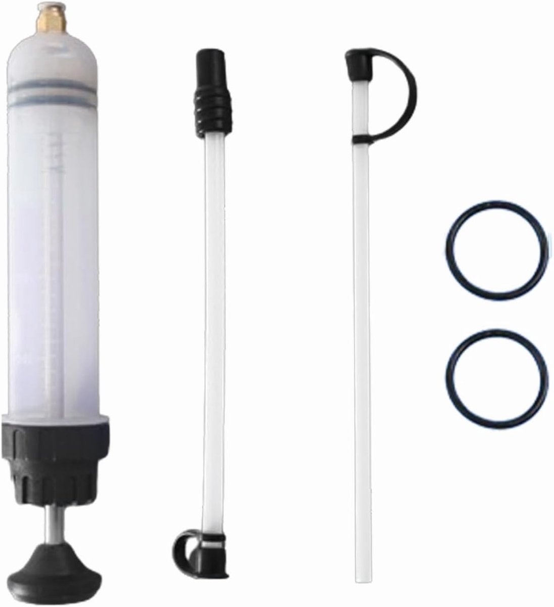 200ml Oliezuiger Spuitpistool, Vacuüm en Vulpomp voor Brakevloeistof, Transmissieolie en Koelvloeistof, Ideaal voor Motoronderhoud en Olieoverdracht