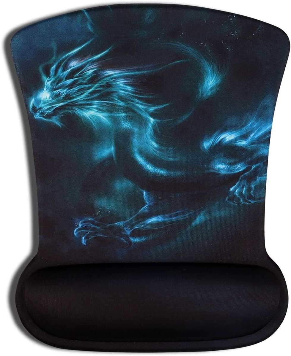 Ergonomische Muismat met Handsteun en Gelkussen voor Comfortabel Werken en Spelen
