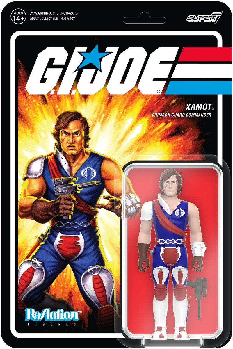 SUPER7 - G.I. Joe Xamot 3,7 inch reactiefiguur - ShopVlot