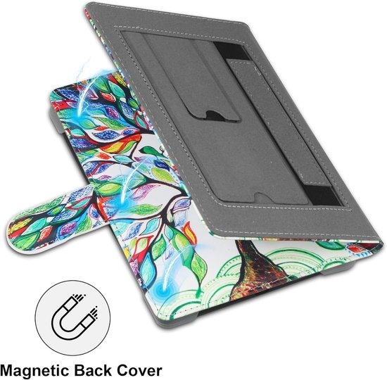Universele Beschermhoes voor 6.8 inch en 7 inch eReaders met Stand - Geschikt voor Pocketbook, Tolino, Sony en Kobo, Ideaal voor Kindle Paperwhite en Kobo Clara HD van Universele — afbeelding 4