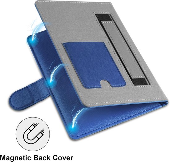 Universele E-reader Hoes voor 6" en 6.8" Pocketbook, Tolino, Sony en Kindle - Leer Beschermhoes voor Kobo Clara HD en Paperwhite — afbeelding 2