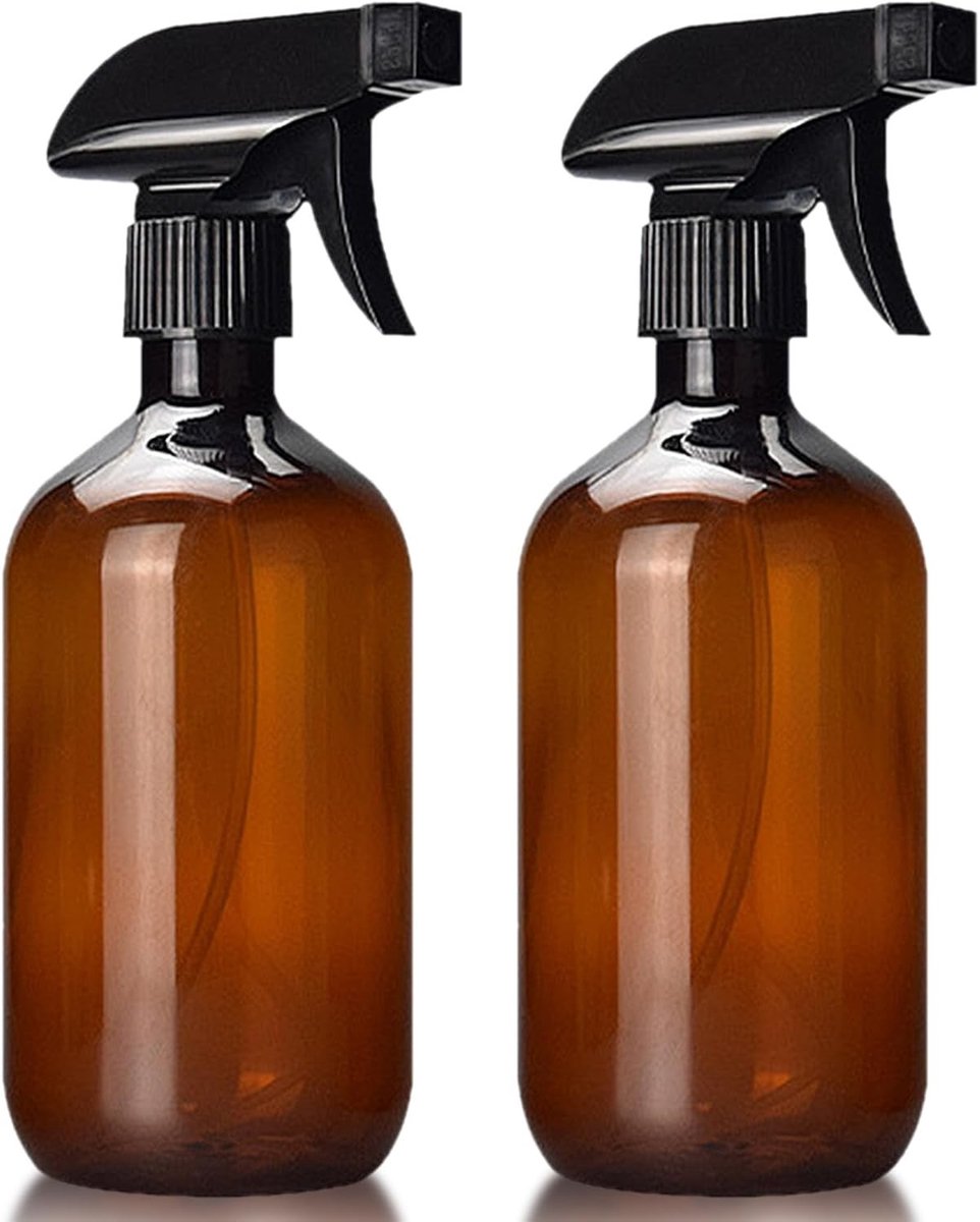 Set van 2 Lege Sprayflessen 300ml voor Keukenreiniging, Tuinieren en Plantenverzorging