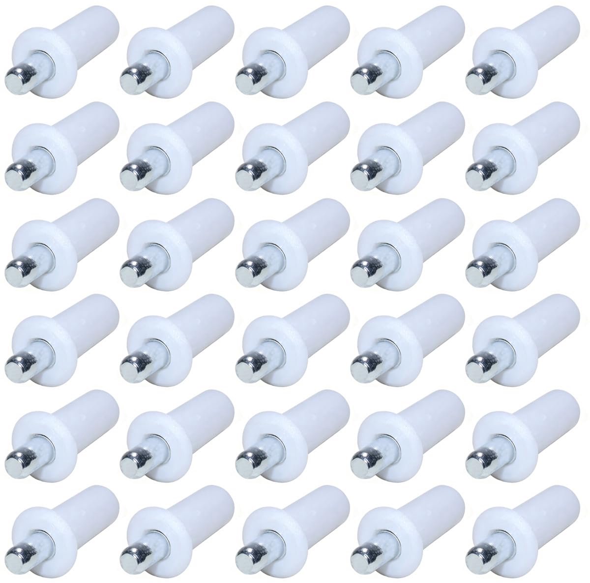 Jaloezieën reparatiepennen 30 stuks - kunststof met ijzeren kern - diameter 4 mm - ideaal voor kastdeuren - ShopVlot