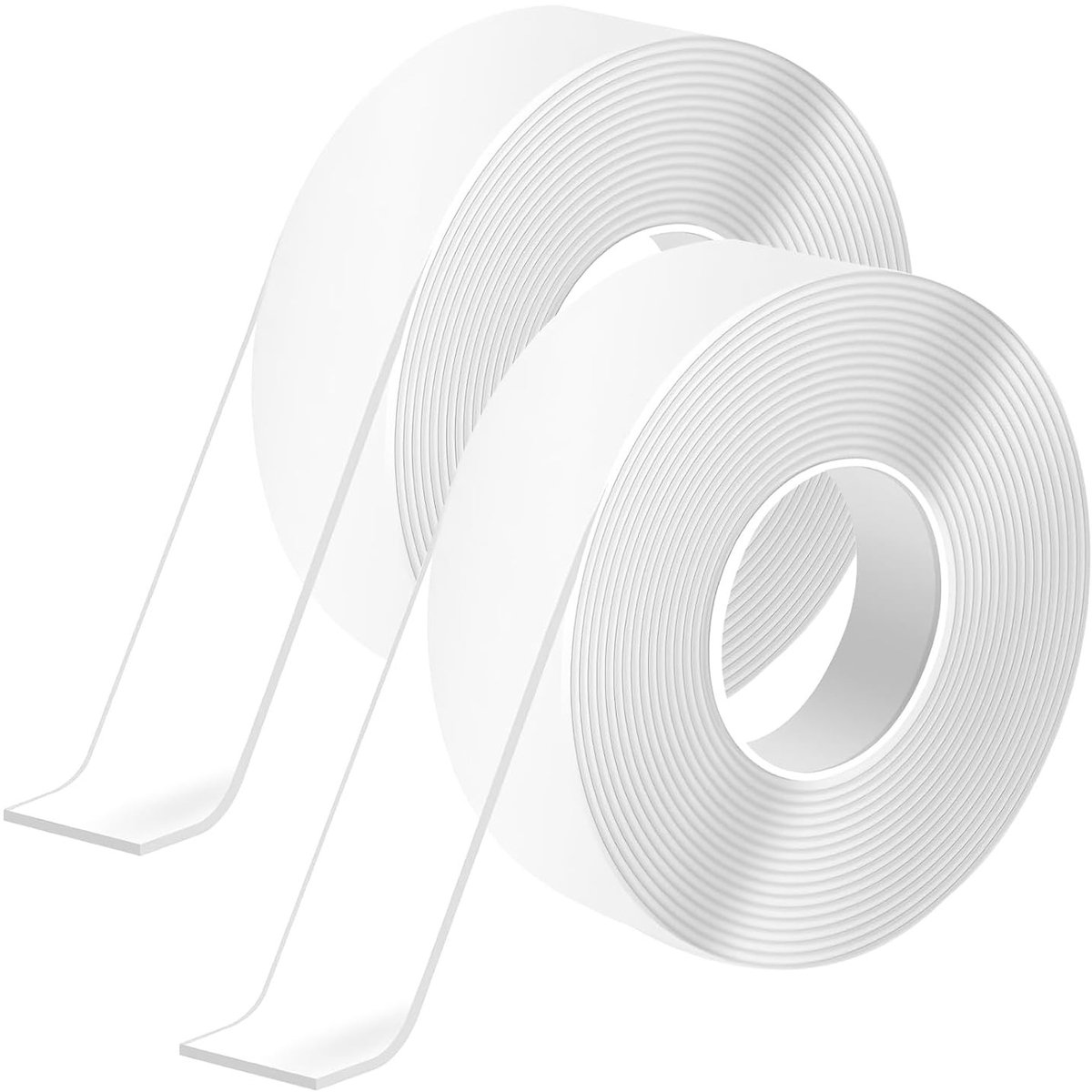 Dubbelzijdige wasbare plakband van 5 m x 2 cm x 1 mm - Herbruikbaar, sterk en zonder resten voor wand, keuken en badkamerdecoratie
