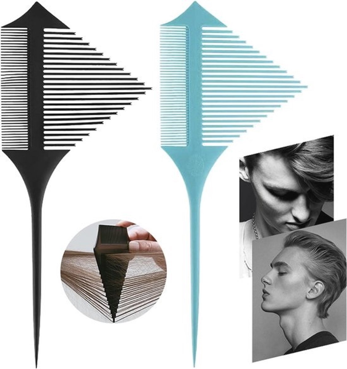 Highlight Kam voor Haarstyling - 2 Stuks