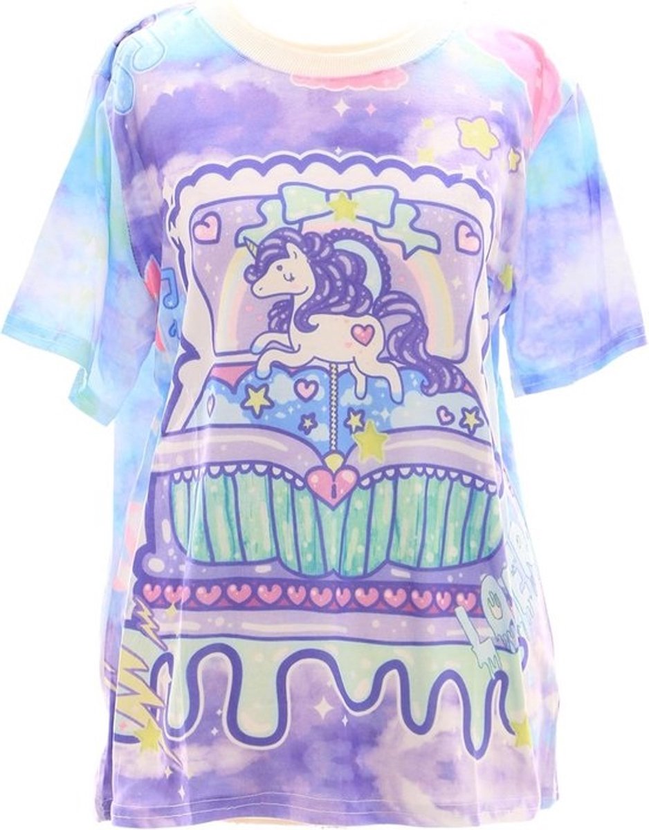 Kawaii Unicorn T-Shirt Harajuku Japan Trendmode