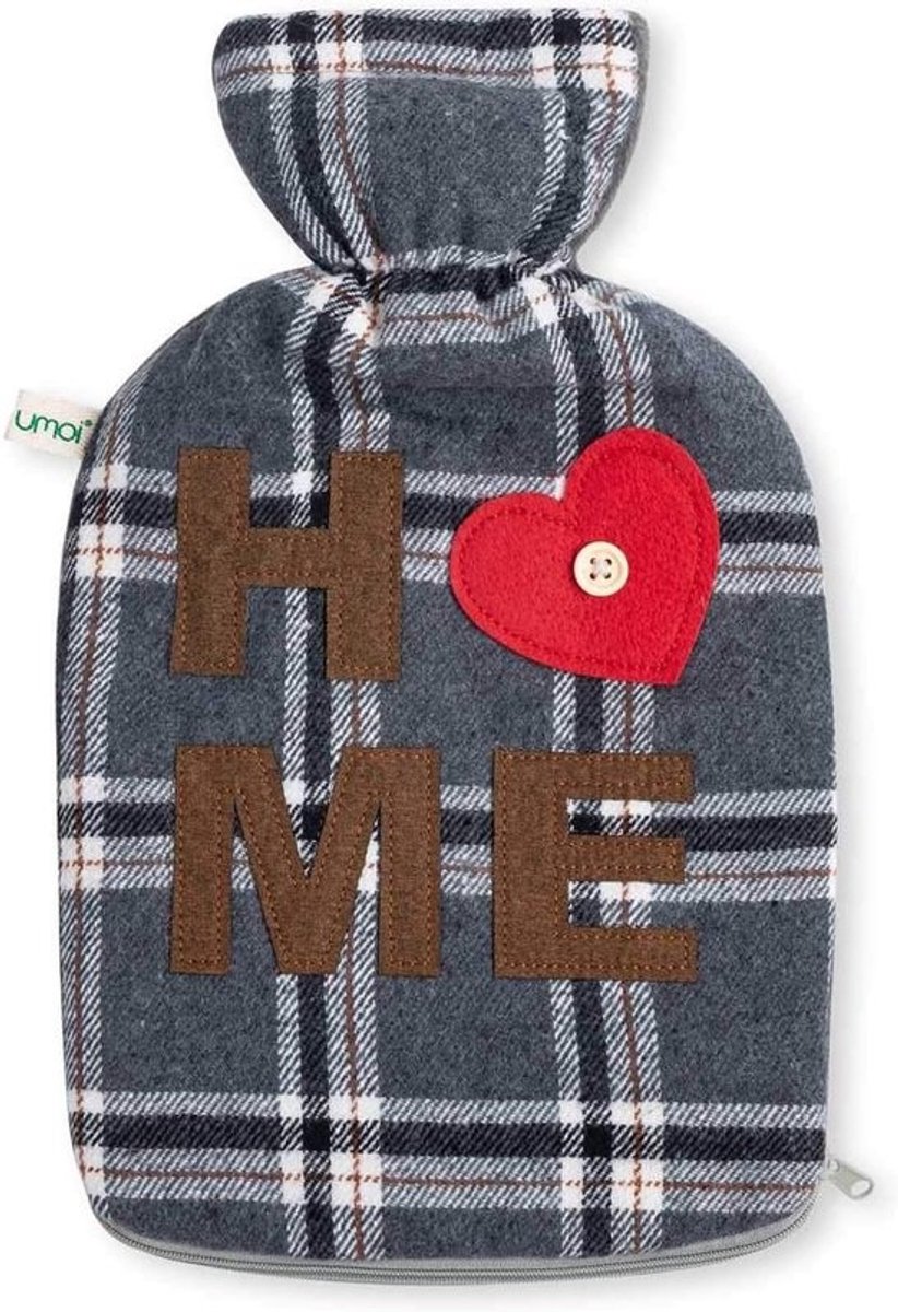 Hoogwaardige Kruik 2 Liter met Fleece Warmtehoes en Veilige Sluiting