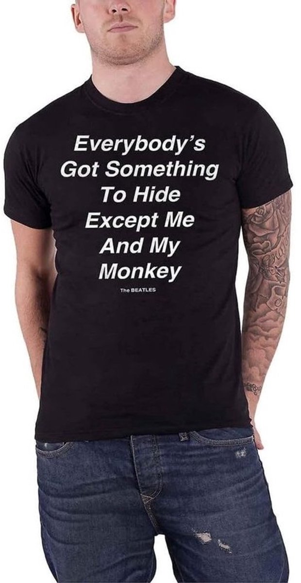 Herenshirt - T-shirt - Vrije Tijd - Officieel Gelicenseerd - S tot XXL
