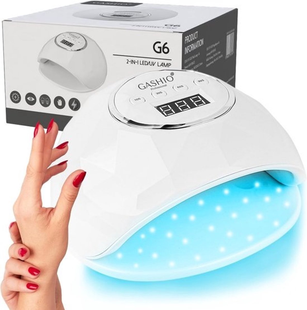 86W UV LED nagellamp 39 LED's professionele 4-modi timer sensor
