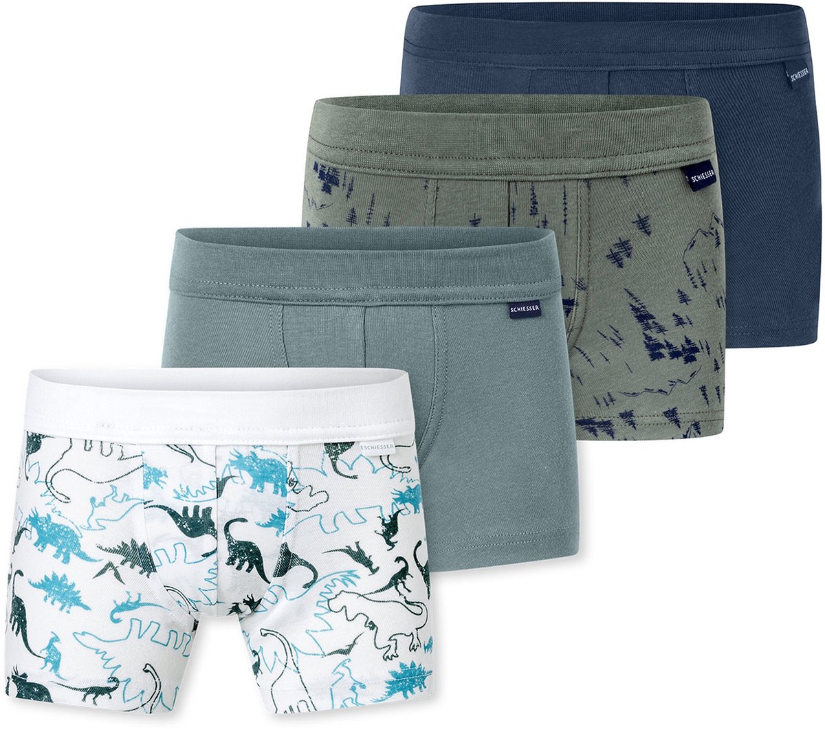 Schiesser Trunk Fine Rib Multi