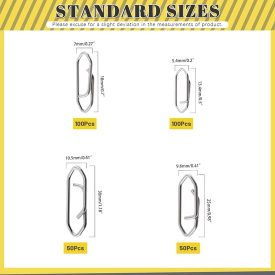 Power Clips voor Vissen - Hoge Sterkte RVS Speed Clips XS S M L voor Snel Lokken en Verandering — afbeelding 5