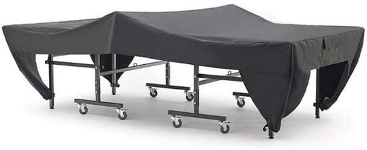 Tafeltennis Tafelhoes - Pingpongtafel Beschermhoes - Buiten Gebruik - Waterdicht Oxford Materiaal - 280x153x73cm - Zwart