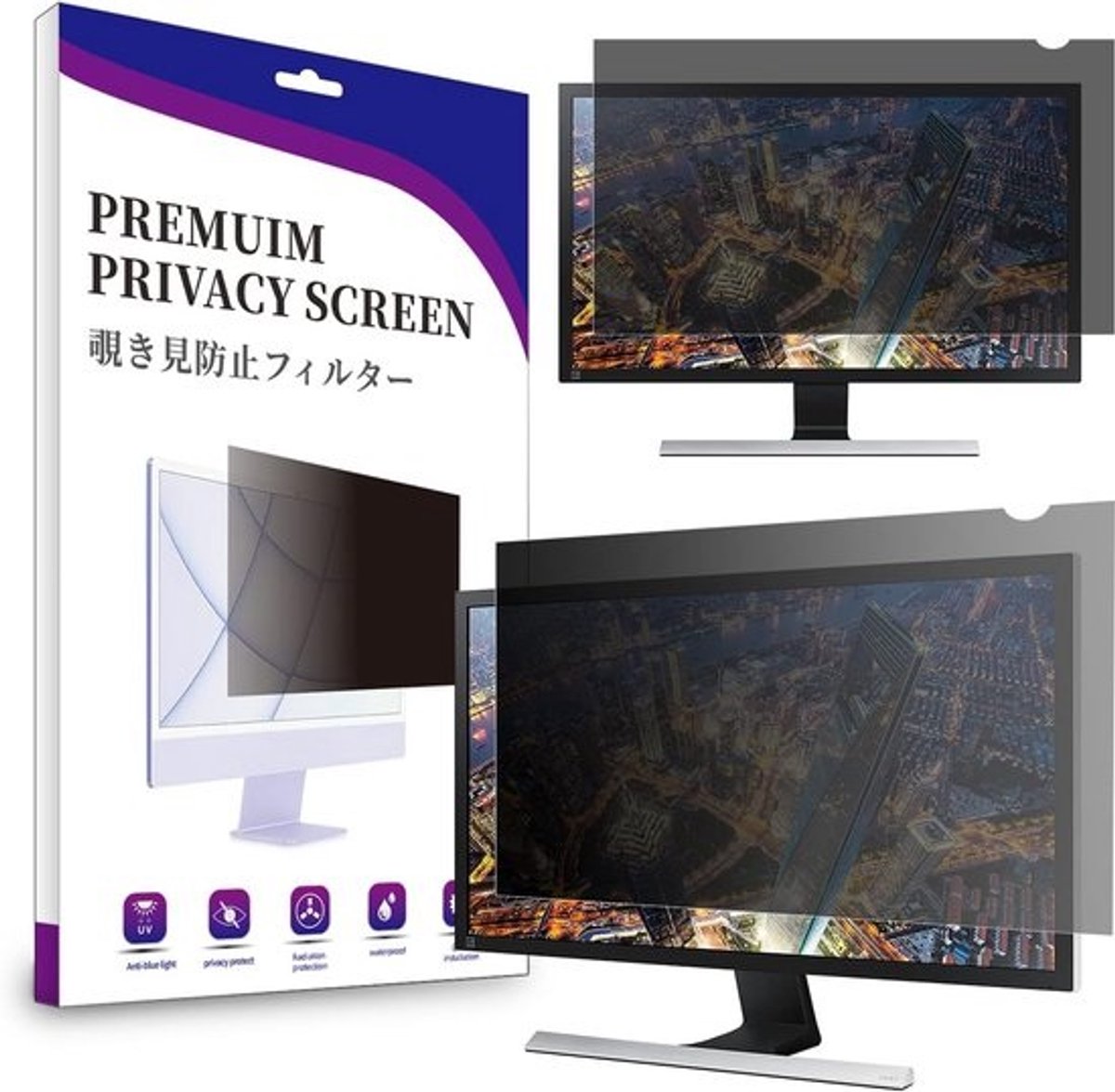 Privacyfilter & Anti-blauw Lichtfilter voor 19 inch Monitor (5:4)